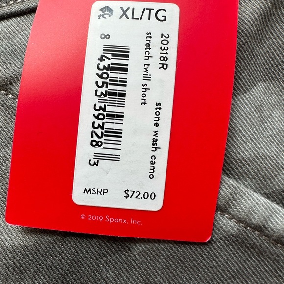 SPANX NWT Stretch Twill Short Size XL for Active Comfort - Picture 3 of 9